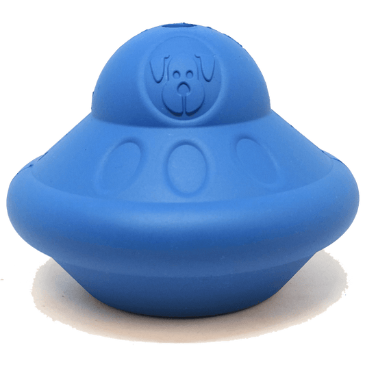 Ultra-Durable Flying Saucer Chew Toy & Treat Dispenser for Dogs